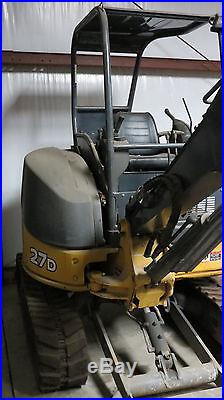 06 John Deere 27D Mini-X Excavator