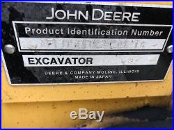 07' John Deer 50D Mini Excavator Backhoe