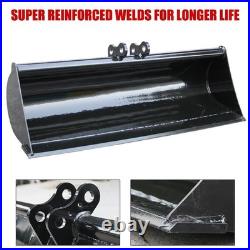 1000mm Plain Bucket Attachment For Mini Excavator 1-1.5ton with 25mm Pins