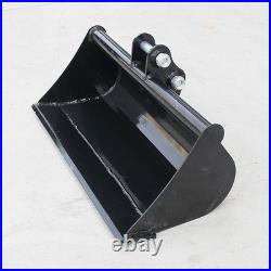 1000mm Plain Bucket Attachment For Mini Excavator 1-1.5ton with 25mm Pins