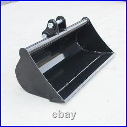 1000mm Plain Bucket Attachment For Mini Excavator 1-1.5ton with 25mm Pins