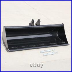1000mm Plain Bucket Attachment for 1-1.5ton Mini Excavator with Pins Free ship 1000mm Plain Bucket Attachment for 1-1.5ton Mini Excavator with Pins Free ship