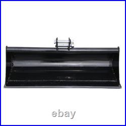 1000mm Plain Bucket Attachment for 1-1.5ton Mini Excavator with Pins Free ship 1000mm Plain Bucket Attachment for 1-1.5ton Mini Excavator with Pins Free ship