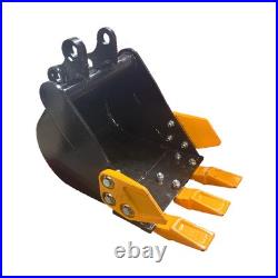 12 Bucket With Teeth for 1 & 2 Ton Mini Excavator AGT-12EX-WD12