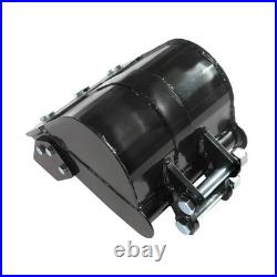 12 inch. (300 mm) Narrow Bucket Digging Bucket for Mini Excavator Attachments