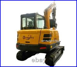 13227lbs 6 Ton SHANTUI STE75 Excavator Digger 48HP Kubota V2607T Engine 2 Speed