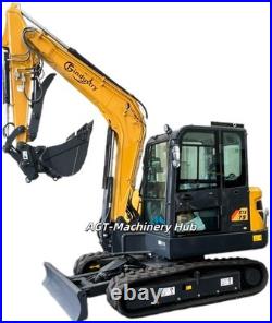 13227lbs 6 Ton SHANTUI STE75 Excavator Digger 48HP Kubota V2607T Engine 2 Speed