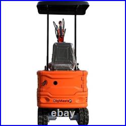 13.5HP B & S Engine Mini Excavator Crawler Digger + HYDRAULIC THUMB USA STOCK