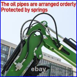 13.5HP Garden Gasoline Hydraulic 2000lb Mini Excavator Crawler USA Stock EPA 13.5HP Garden Gasoline Hydraulic 2000lb Mini Excavator Crawler USA Stock EPA