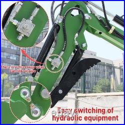 13.5HP Garden Gasoline Hydraulic 2000lb Mini Excavator Crawler USA Stock EPA 13.5HP Garden Gasoline Hydraulic 2000lb Mini Excavator Crawler USA Stock EPA