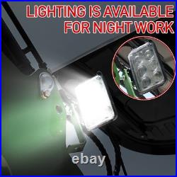 13.5HP Hydraulic Thumb Mini Digger 2000lb Mini Excavator Crawler USA Stock EPA