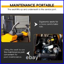 13.5HP MMS Mini Excavator Digger B&S Gas Engine with 8 Attachments Set Free Ship