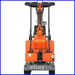 13.5HP Mini Excavator 1 TON B&S EPA Engine Smooth Hydraulic Thumb Compact Digger