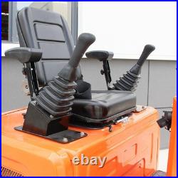 13.5HP Mini Excavator 1 TON B&S EPA Engine Smooth Hydraulic Thumb Compact Digger
