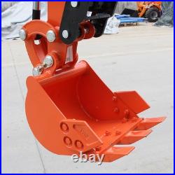 13.5HP Mini Excavator 1 TON B&S EPA Engine Smooth Hydraulic Thumb Compact Digger
