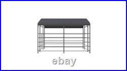 13x13ft Galvanized Metal Livestock Shelter Heavy-Duty Cattle Goat Sheep Farm US 13x13ft Galvanized Metal Livestock Shelter Heavy-Duty Cattle Goat Sheep Farm US