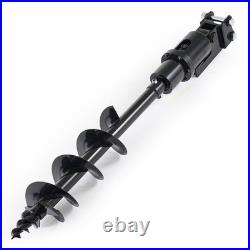 150mm Auger Drill For 1Ton-2Ton Mini Excavator Attachments With Hoses