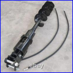 150mm Auger Drill For 1Ton-2Ton Mini Excavator Attachments With Hoses
