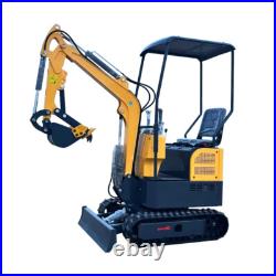 15HP Mini Excavator Landhonor EPA Gasoline Engine Industrial Digger Home Backhoe
