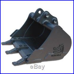 18 Rhinox Mini Digger / Excavator Bucket For Kubota K008 / K008-3 / U10 / U10-3