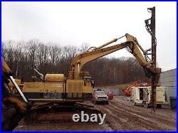 1985 Caterpillar 215B Excavator JOHN HENRY DRILL! Blast Hole Rock 215 CAT 3304