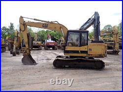 1992 Caterpillar E120B Hydraulic Excavator LOW HOURS! 3064T Diesel Thumb CAT
