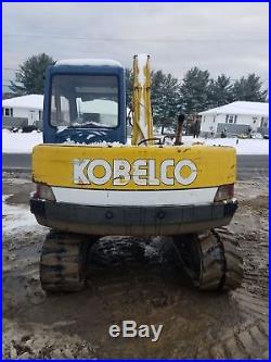 1995 Kobelco SK60-3 Excavator Rubber Tracks Thumb