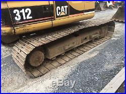 1996 Caterpillar 312 Hydraulic Excavator with Cab & Thumb Only 3100Hrs