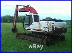 1996 Linkbelt Track Hoe Excavator RUNS AND OPERATES GREAT