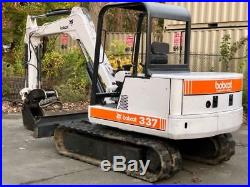 1998 Bobcat 337 mini excavator with hydraulic thumb