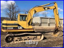 1998 Caterpillar 312B Crawler Excavator Full Cab Thumb Track Cat 312 Diesel