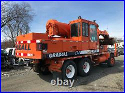1998 Gradall XL 4100 Wheeled Hydraulic Excavator 1 Owner