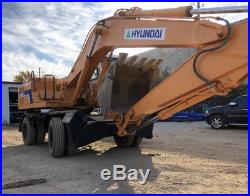 1998 Hyundai R 200W-2 Wheeled Excavator VIDEO inspection included