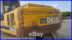 1998 John Deere 160 LC Excavator Hydraulic Diesel Tracked Hoe EROPS Metal Track