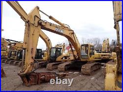 1998 John Deere 892E LC Excavator NPK Shear Processor NICE! A/C Aux. Hydraulics