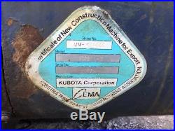 1998 Kubota KX161-2 Mini Excavator With Cab NEEDS WORK READ DESCRIPTION