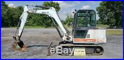 1999 Bobcat 341 Mini Excavator Just Serviced! Cab WithHeat! Ready To Go To Work