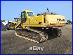 1999 Komatsu PC400 LC-6 Excavator EROPS, 6 Cyl. Diesel, Krupp HB103 Hammer Drill
