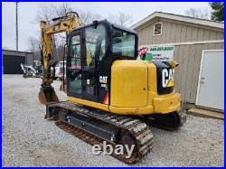 19 Caterpillar 308E2CR Midi Excavator, Hydraulic thumb, Steel track withrubber pad