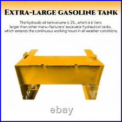 1TON Mini Hydraulic Excavator 13.5HP Gas EPA Engine Tracked Crawler Mini Digger 1TON Mini Hydraulic Excavator 13.5HP Gas EPA Engine Tracked Crawler Mini Digger