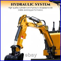 1TON Mini Hydraulic Excavator 13.5HP Gas EPA Engine Tracked Crawler Mini Digger 1TON Mini Hydraulic Excavator 13.5HP Gas EPA Engine Tracked Crawler Mini Digger