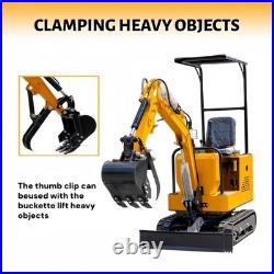1TON Mini Hydraulic Excavator 13.5HP Gas EPA Engine Tracked Crawler Mini Digger 1TON Mini Hydraulic Excavator 13.5HP Gas EPA Engine Tracked Crawler Mini Digger
