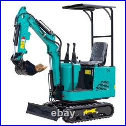 1TON Mini Hydraulic Excavator 13.5HP Gas EPA Engine Tracked Crawler Mini Digger 1TON Mini Hydraulic Excavator 13.5HP Gas EPA Engine Tracked Crawler Mini Digger