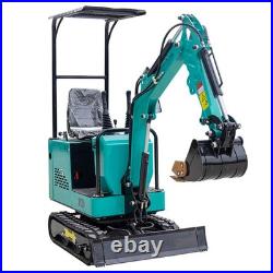 1TON Mini Hydraulic Excavator 13.5HP Gas EPA Engine Tracked Crawler Mini Digger 1TON Mini Hydraulic Excavator 13.5HP Gas EPA Engine Tracked Crawler Mini Digger