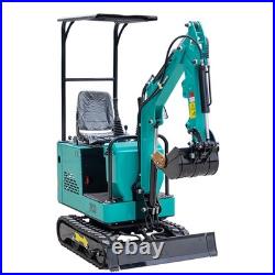 1TON Mini Hydraulic Excavator 13.5HP Gas EPA Engine Tracked Crawler Mini Digger 1TON Mini Hydraulic Excavator 13.5HP Gas EPA Engine Tracked Crawler Mini Digger