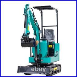 1TON Mini Hydraulic Excavator 13.5HP Gas EPA Engine Tracked Crawler Mini Digger 1TON Mini Hydraulic Excavator 13.5HP Gas EPA Engine Tracked Crawler Mini Digger