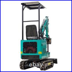1TON Mini Hydraulic Excavator 13.5HP Gas EPA Engine Tracked Crawler Mini Digger 1TON Mini Hydraulic Excavator 13.5HP Gas EPA Engine Tracked Crawler Mini Digger