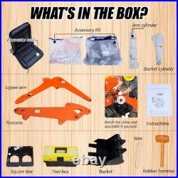 1Ton Mini Excavator Gas B&S EPA Engine 13.5HP USA Free Wooden Crate Package New