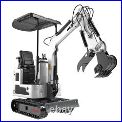 1Ton Mini Excavator Gas B&S EPA Engine 13.5HP USA Free Wooden Crate Package New