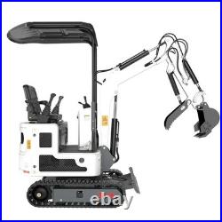 1Ton Mini Excavator Gas B&S EPA Engine 13.5HP USA Free Wooden Crate Package New
